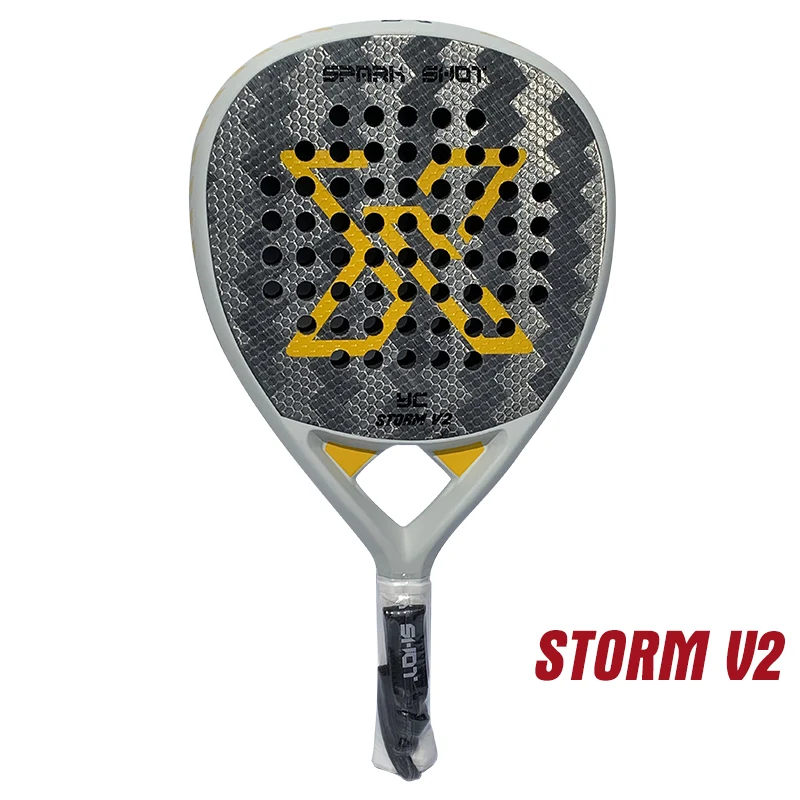 Rachete de padel din fibra de alaun 24K LUX STORM V2